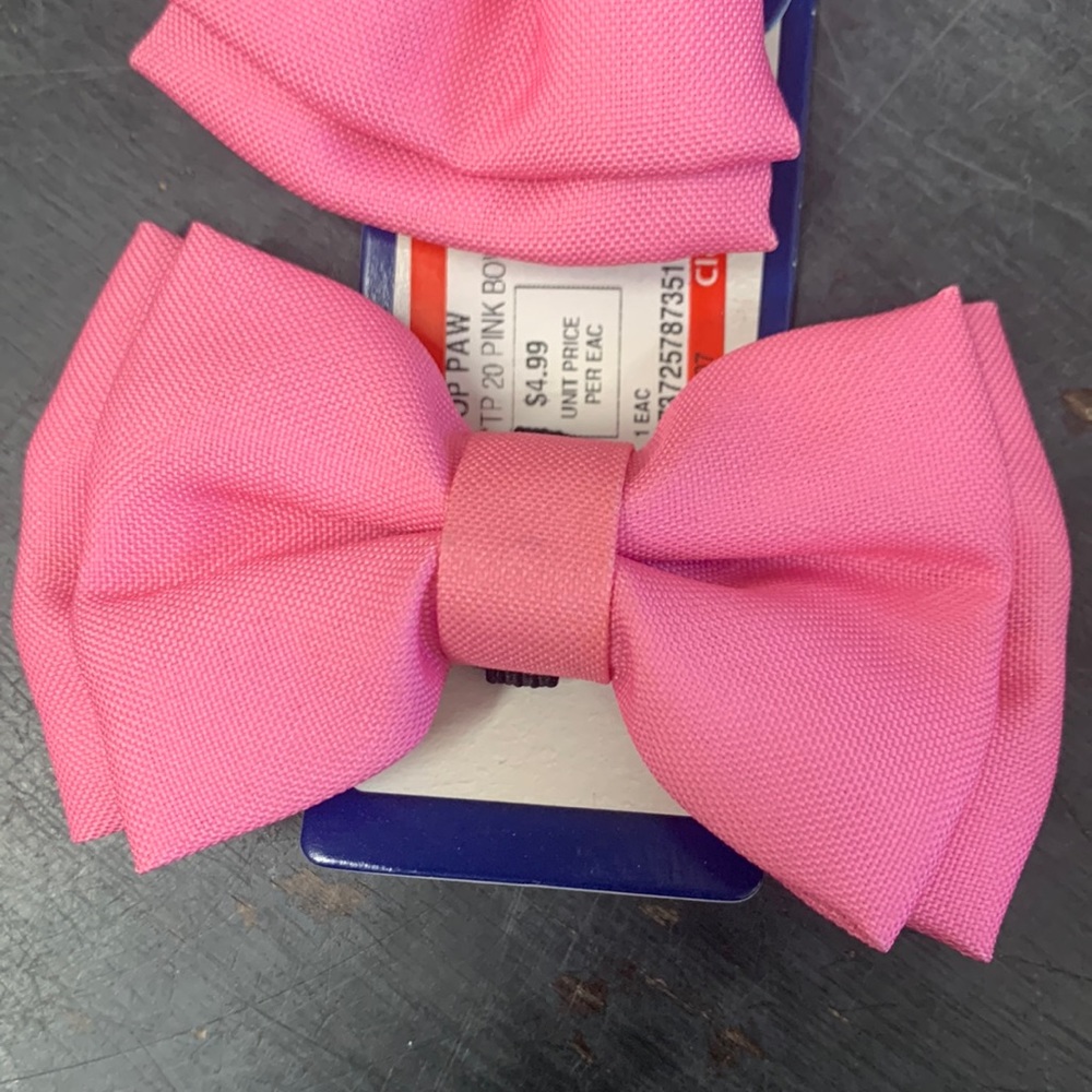 Dog collar bows